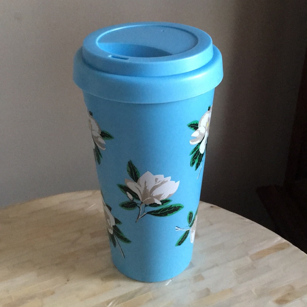 Draper James travel magnolia plastic cup